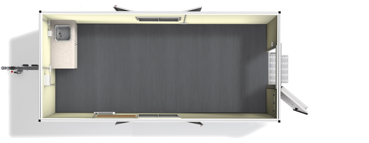 Fixed Axel office twin layout