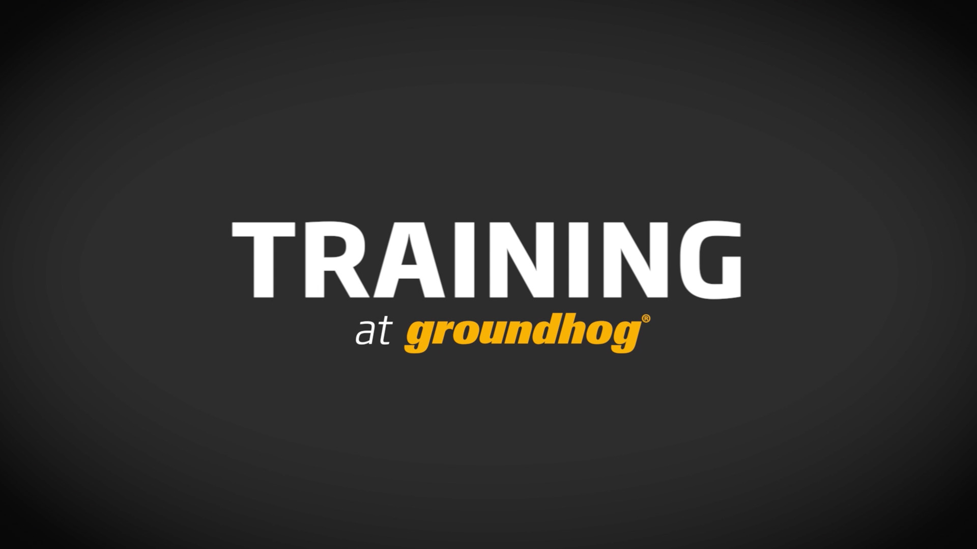 Training at Groundhog