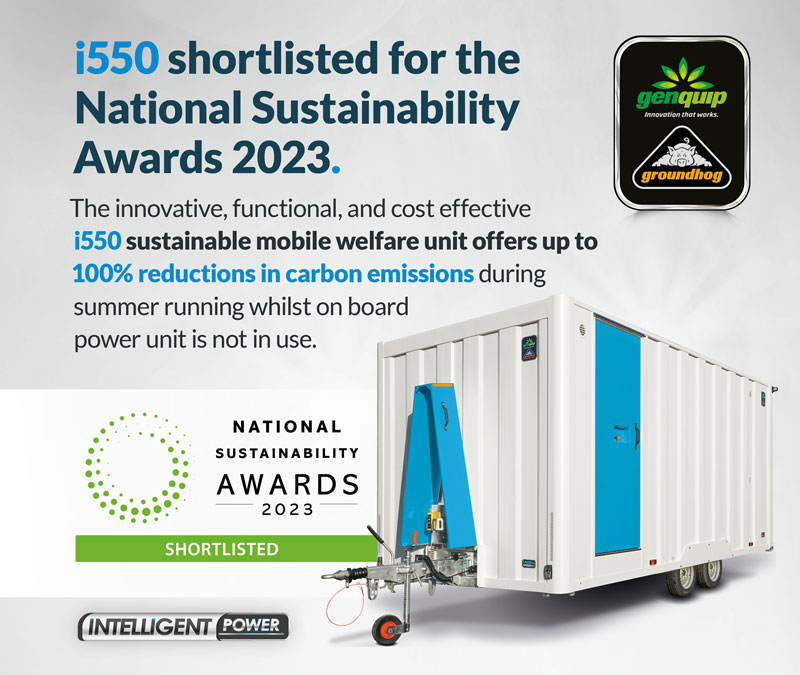 i550 shortlisted for the National Sustainability Awards 2023