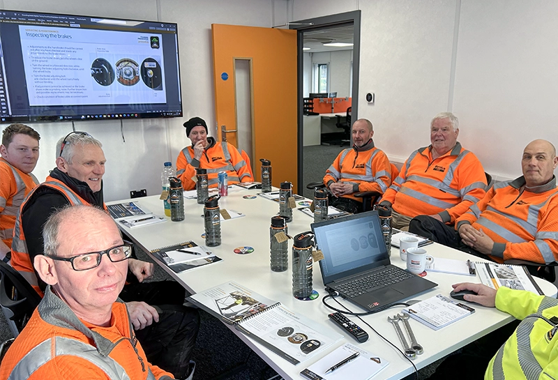 Groundhog Team visit to Wernick Hire depots 